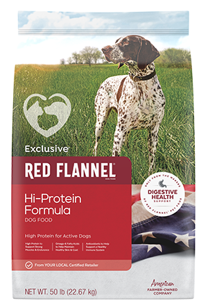 Exclusive Red Flannel® Hi-Protein Formula Dog Food