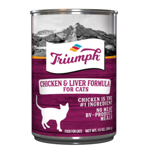 Triumph Chicken And Liver Canned Cat Food