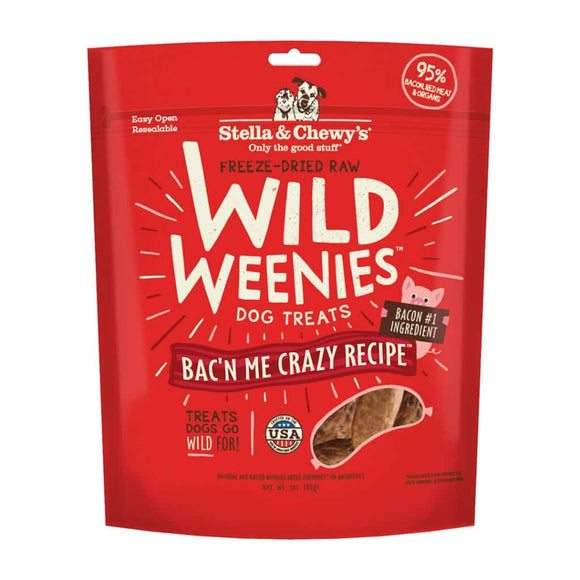 Stella & Chewy's Wild Weenies Bac'n Me Crazy Dog Treats (11 oz)