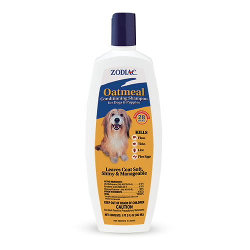 Wellmark International ZODIAC® OATMEAL CONDITIONING SHAMPOO FOR DOGS & PUPPIES