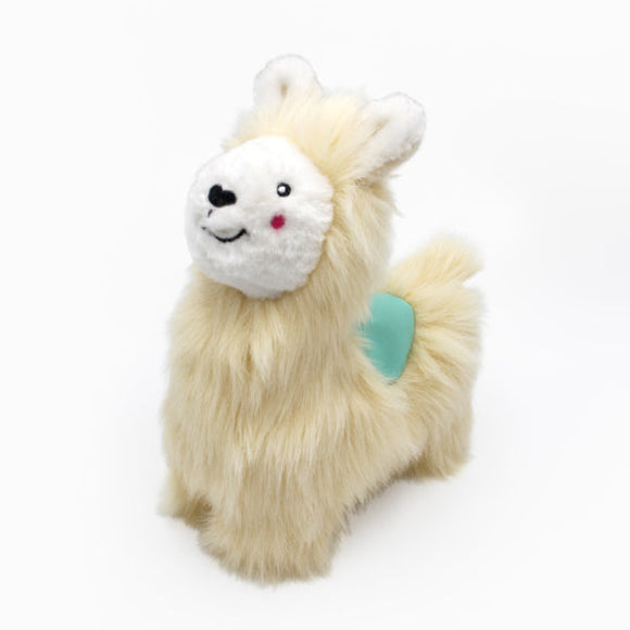 ZippyPaws Wooliez Larry the Llama Dog Toy