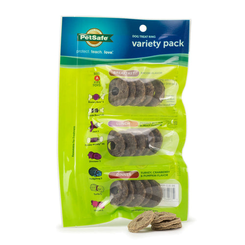 Dog Treat Ring Variety Pack - Breakfast, Lunch and Dinner