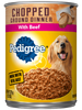 PEDIGREE® Wet Dog Food Chopped Ground Dinner with Beef