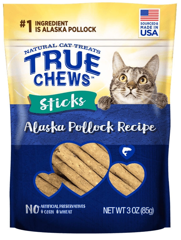 TRUE CHEW® ALASKA POLLOCK RECIPE CAT STICKS