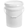 LITTLE GIANT PLASTIC SAP BUCKET WITH LID (5 GAL, WHITE)
