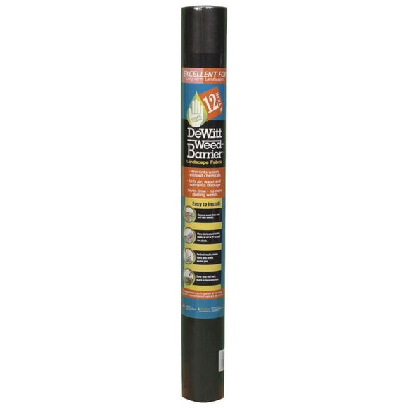 PRO WEED BARRIER (3X50 FOOT, BLACK)