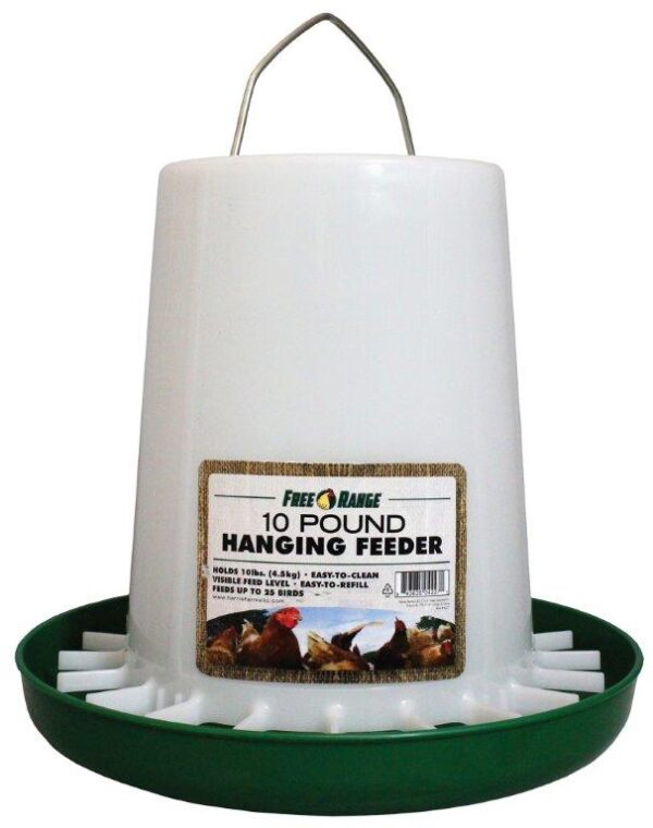 CHICK FEEDER PLASTC HANGING 10#