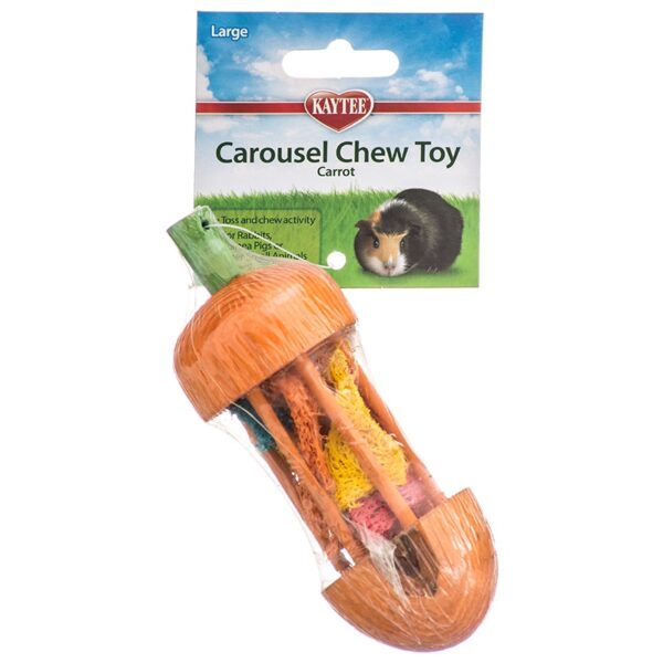 CAROUSEL CHEW TOY CARROT LG