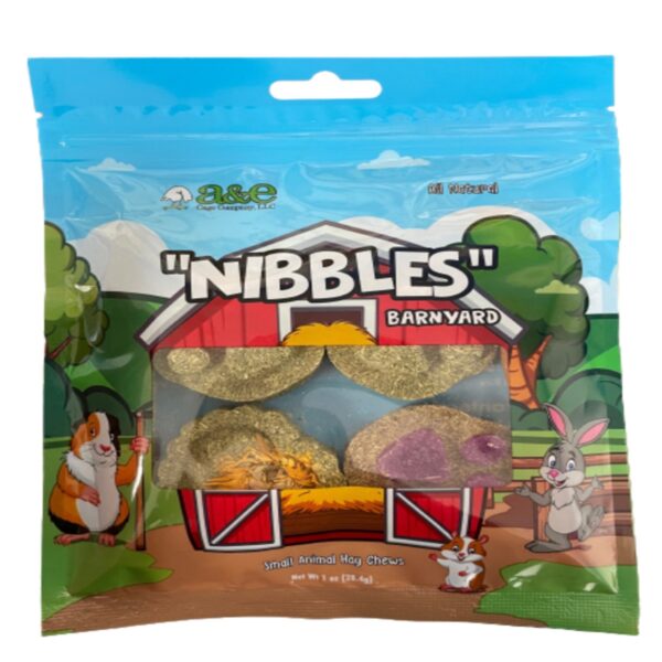 CAGE NIBBLES HAY ASST 6PC