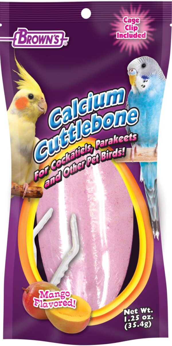 CALCIUM CUTTLEBONE W/CLIP