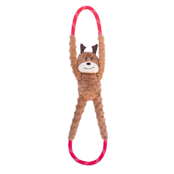 ZIPPYPAWS ROPETUGZ REINDEER LG